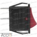 Купить Переключатель Daier KCD3-111, OFF-(ON), 2pin, 15A 250V, красный по выгодной цене